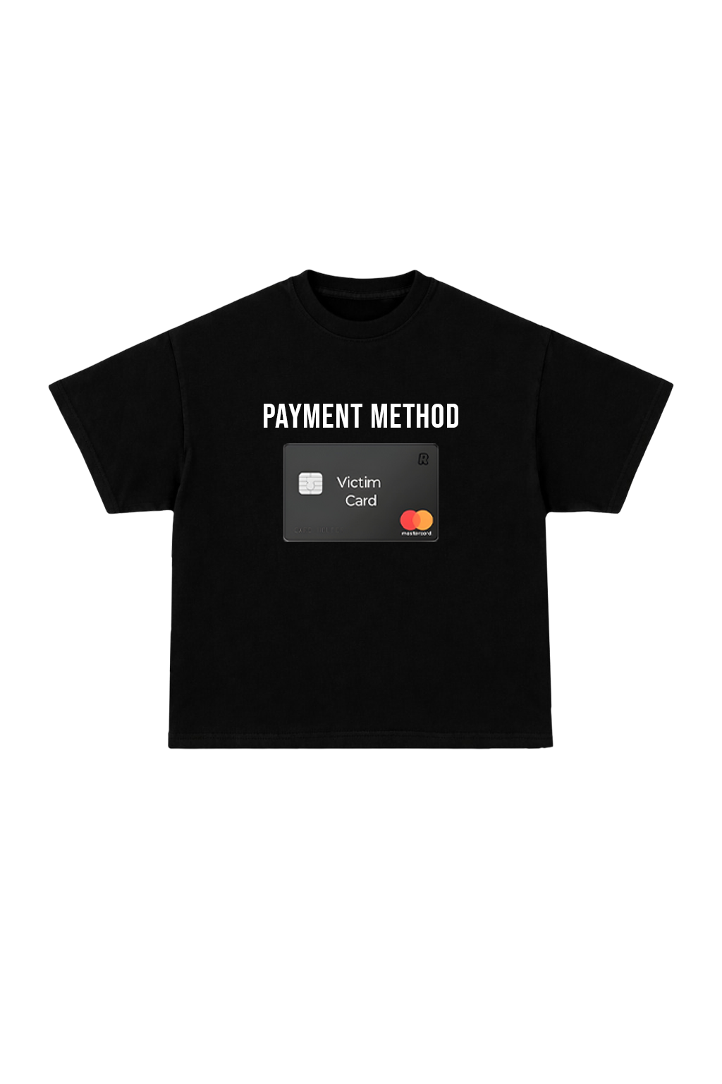 Victim card Oversized T-shirt