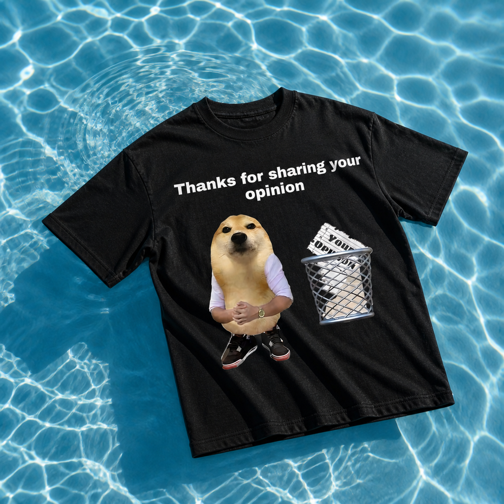 Trash Opinion Oversized T-shirt