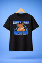Mewing t-shirt oversized (Black)