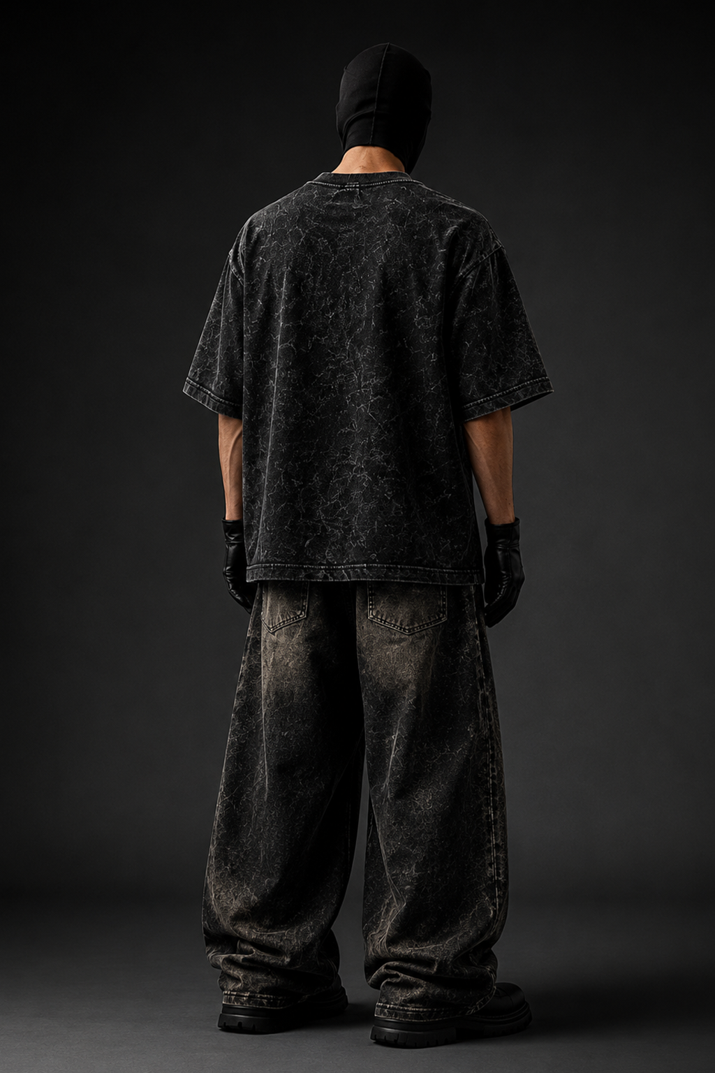 Kanye Acid Wash Oversized Tee