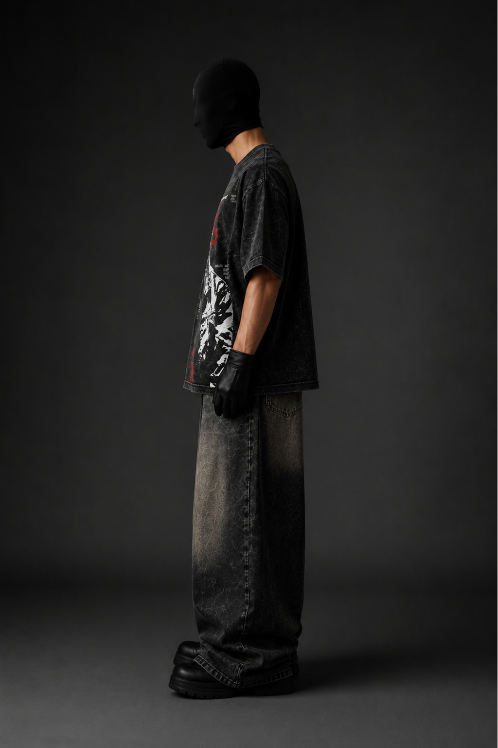 Kanye Acid Wash Oversized Tee