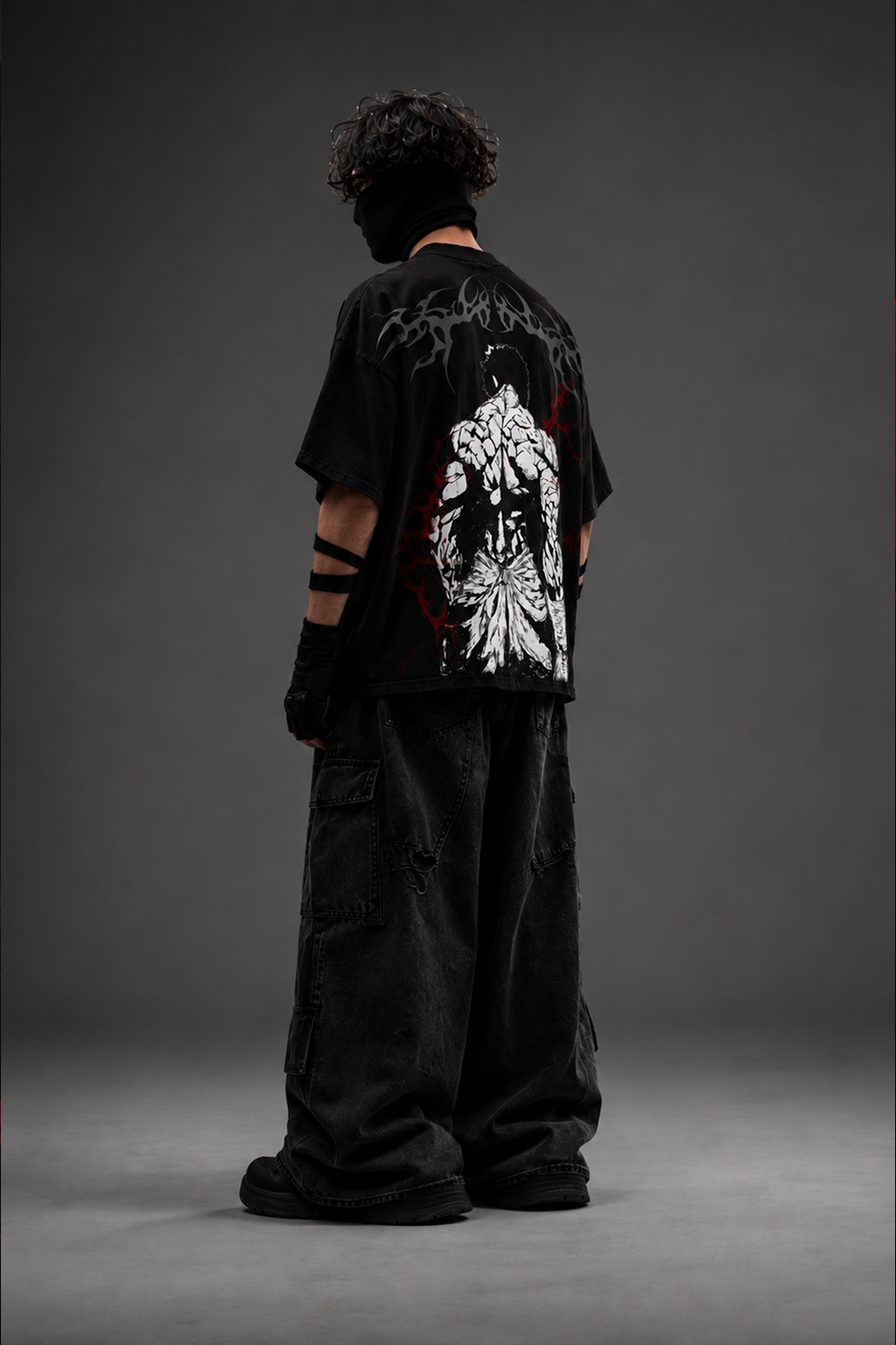 Hanma blood Premium Oversized T-Shirt