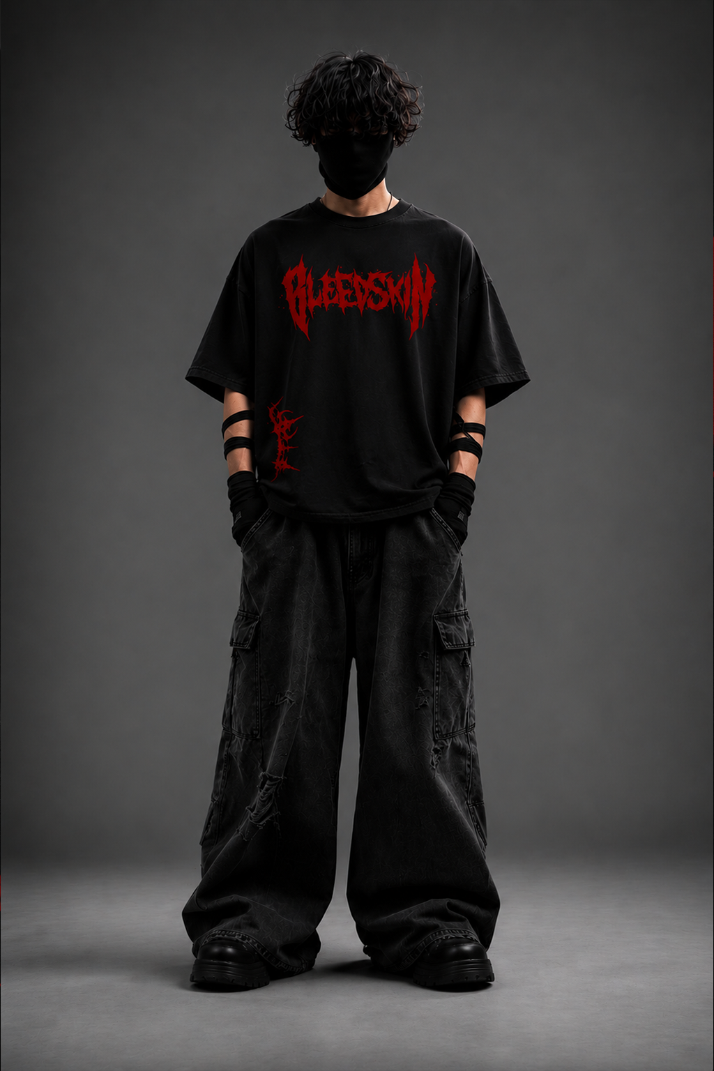 Hanma blood Premium Oversized T-Shirt