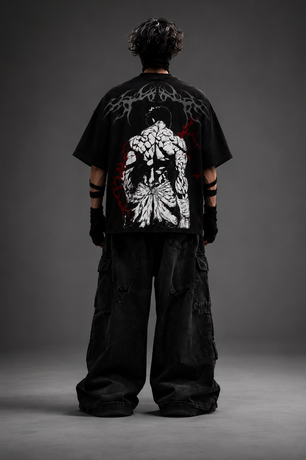 Hanma blood Premium Oversized T-Shirt