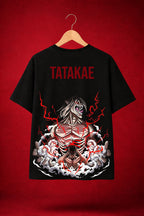 Eren Tatakae Oversized t-shirt (Black)