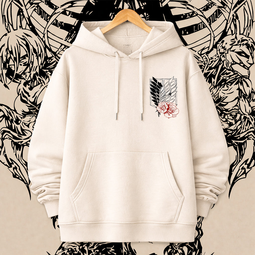 Eren Hoodie – Oversized Heavyweight Off-white