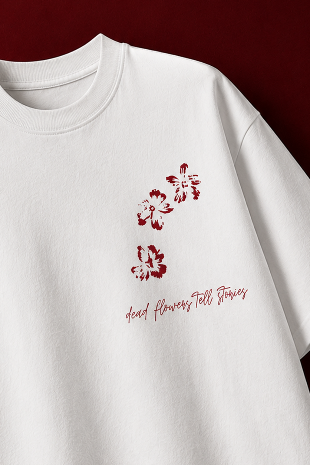 Unspoken Petals Premium Oversized T-shirt