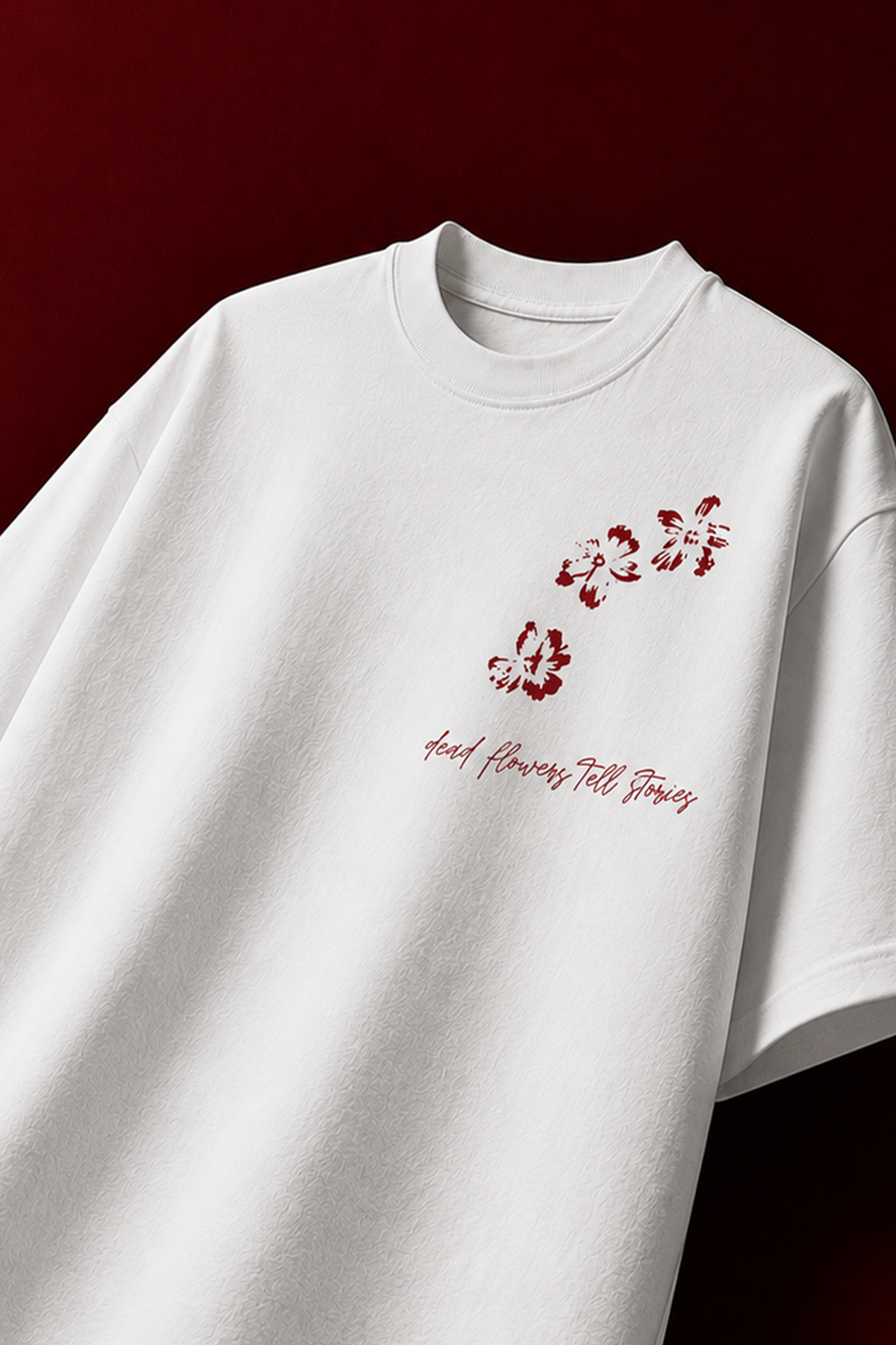 Unspoken Petals Premium Oversized T-shirt