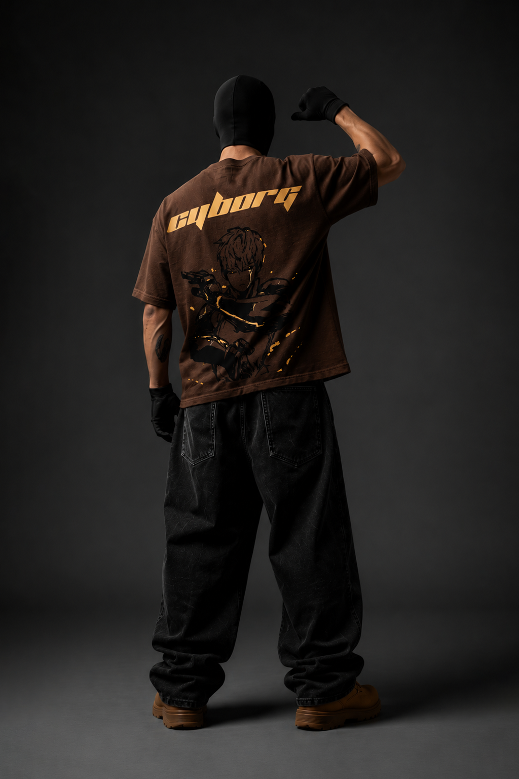 Demon Cyborg Premium Oversized Tee