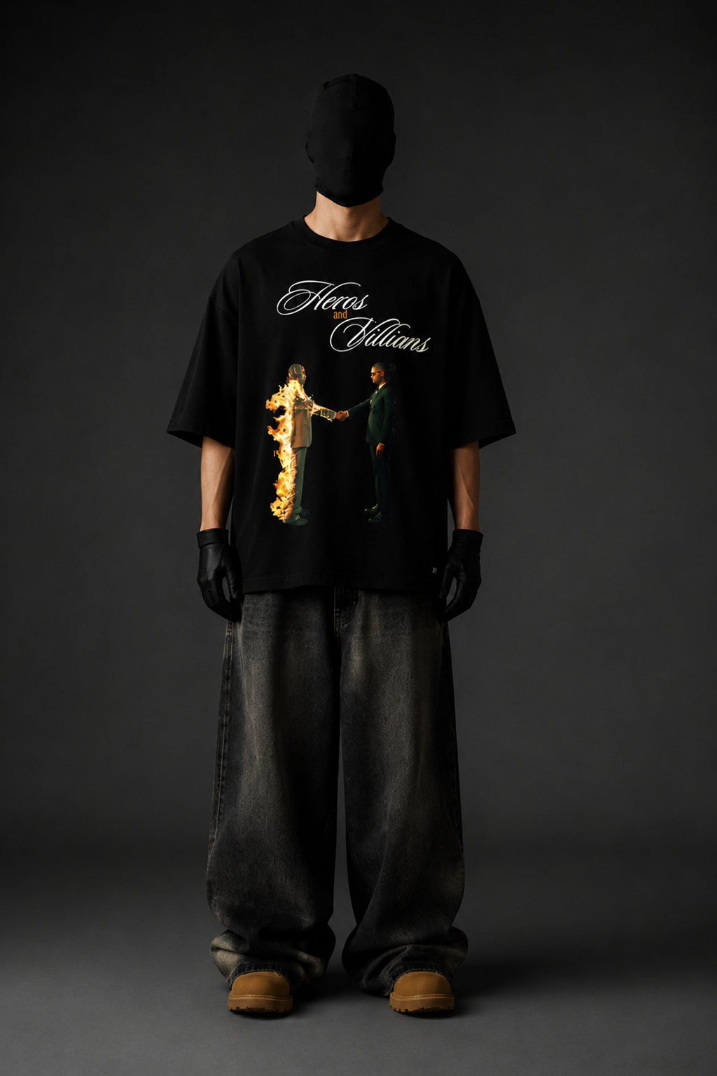 Heros and villans Oversized T-Shirt