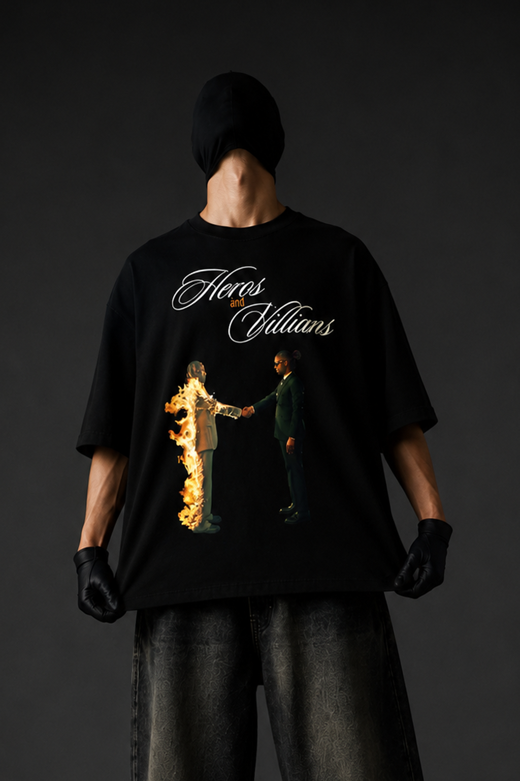 Heros and villans Oversized T-Shirt