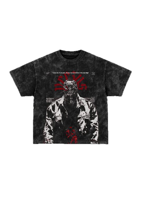Kanye Acid Wash Oversized Tee