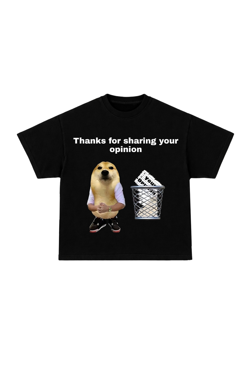 Trash Opinion Oversized T-shirt