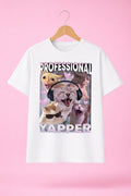 Professional Yapper Oversized t-shirt (White)