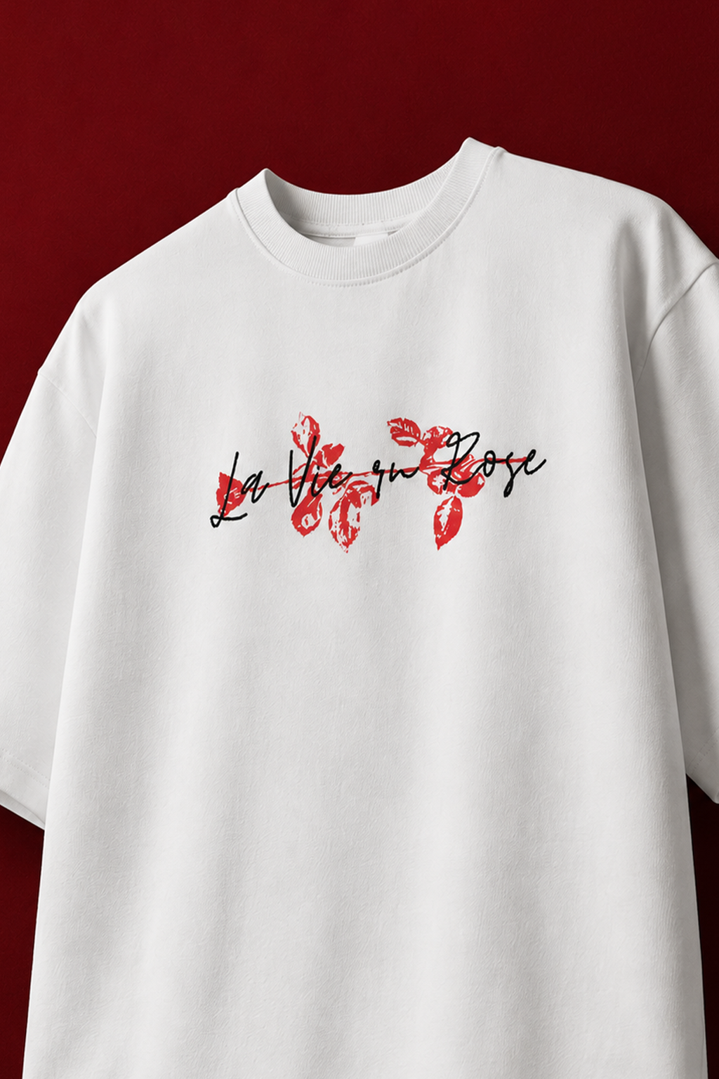 La vie en rose Premium Oversized T-shirt