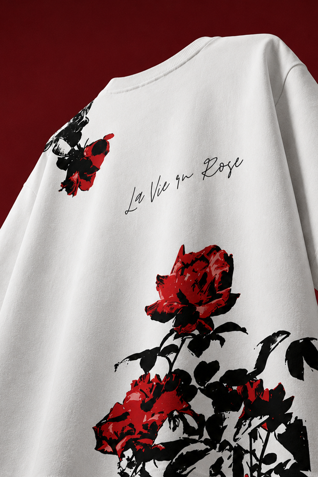 La vie en rose Premium Oversized T-shirt