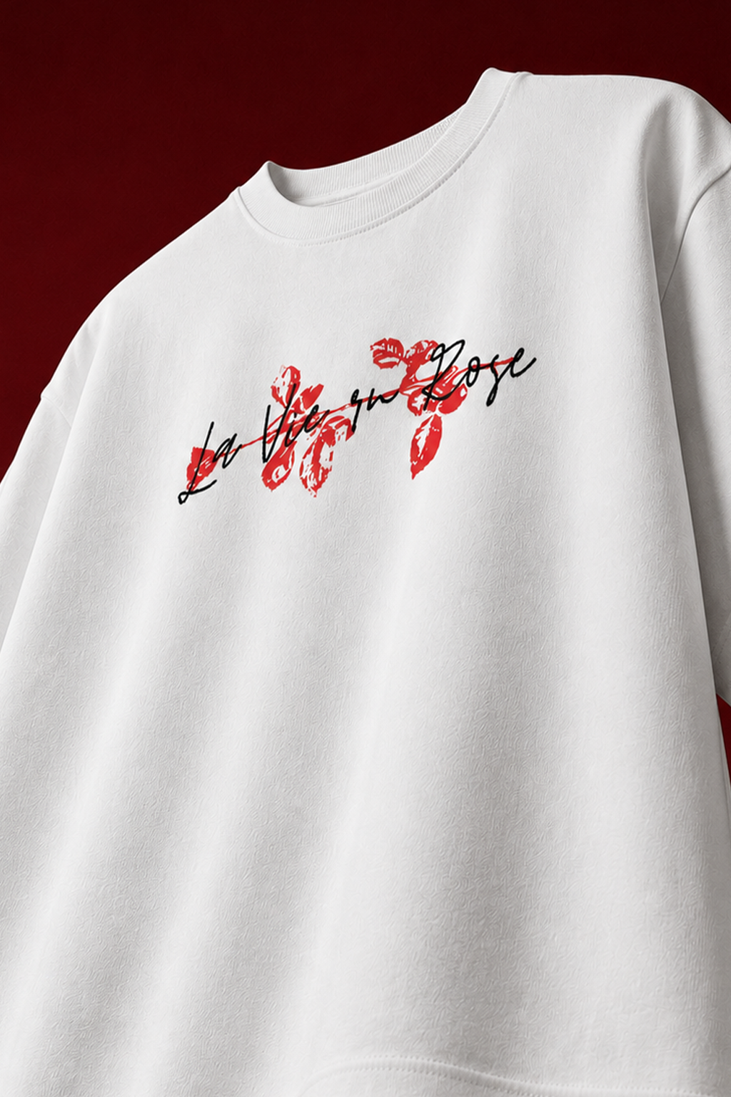 La vie en rose Premium Oversized T-shirt