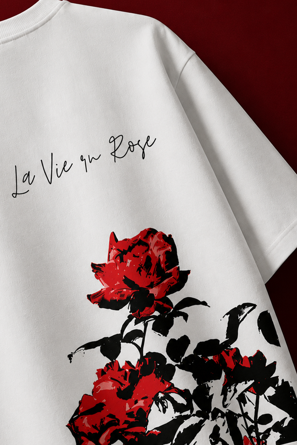 La vie en rose Premium Oversized T-shirt