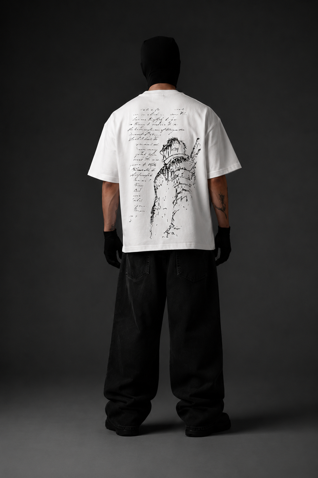 Black Swordsman Premium Oversized Tee