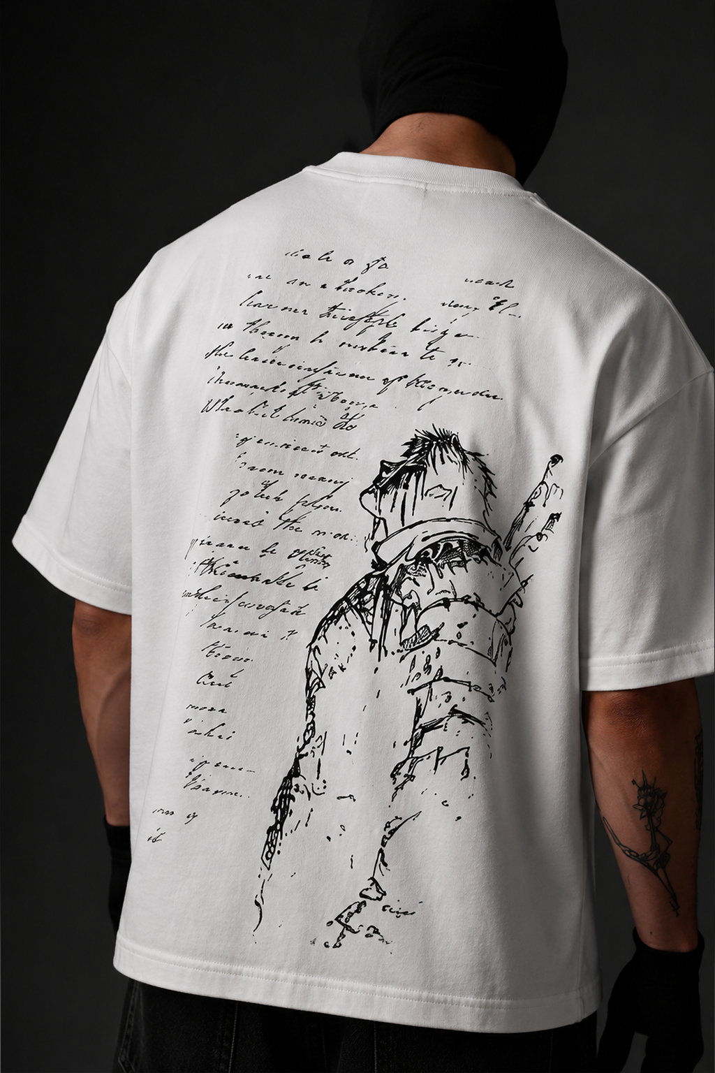Black Swordsman Premium Oversized Tee