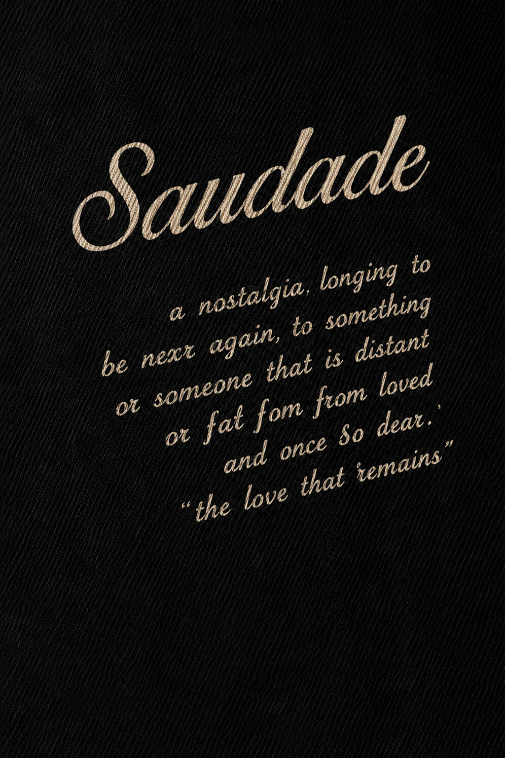 Saudade 03 Denim