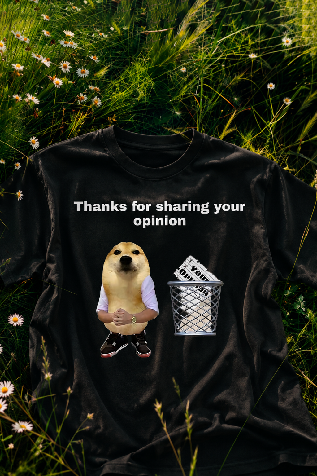 Trash Opinion Oversized T-shirt