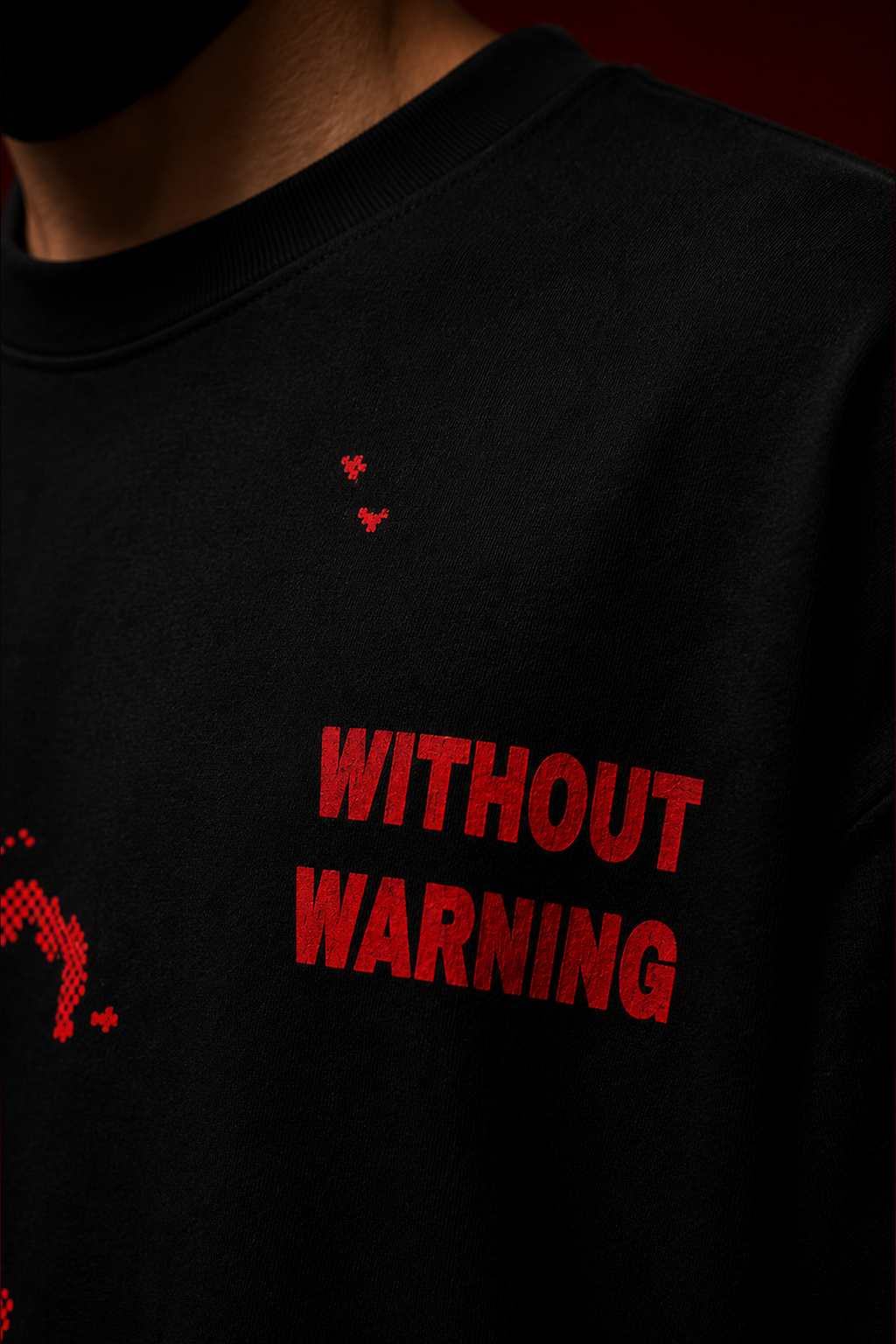 Without warning Oversized Tee